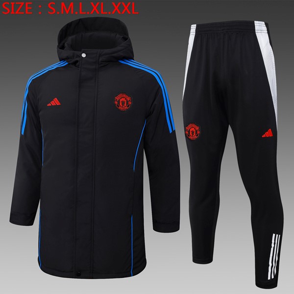 Piumino Manchester United Set Completo 24/25 Nero